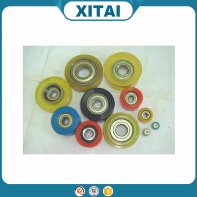 China High Quality Factory Supplied Polyurethane Material 80 Shore A to 75 Shore D flat free hand truck pu wheel for sale