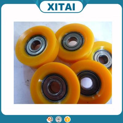 China High Quality Factory Supplied Polyurethane Material 80 Shore A to 75 Shore D solid urethane covered wheels for sale