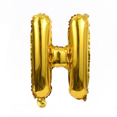 China Aluminum film balloon Letter Balloons 16 Inch Mylar Foil Alphabet Letter AZ Balloons Set for Wedding Birthday Party Decoration for sale