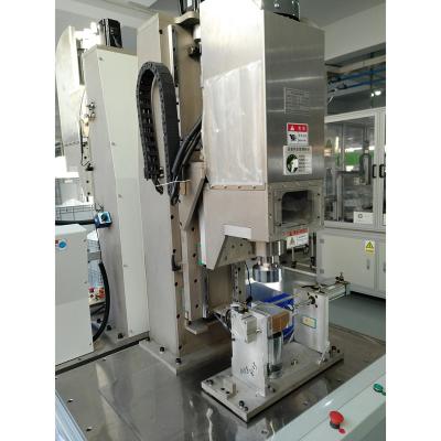 China Automatic glue dispensing with adhesive dispensing equipment and hot melt parts of the two workstations for water filter cartridge production for sale