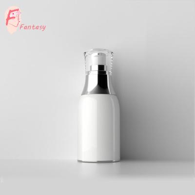 China China Fashion 30ml Luxury Eco-friendly White Cream Bottle With Acrylic Airless Pump Lotion Container Bottle Expensive Export To Europe for sale