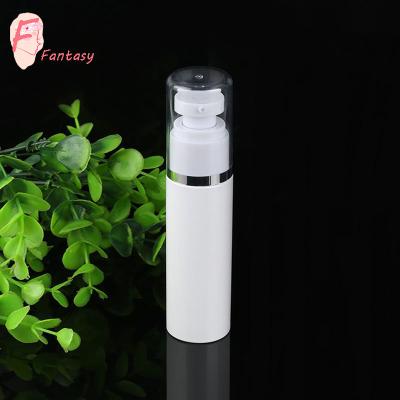 China Eco-friendly High End Pure White Plastic Bottle Cosmetics Lotion Pump Bottles 30ml 50ml 80ml 100ml for sale