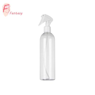 China 16.66oz Minetal Sunscreen Bottle Plastic Eco-Friendly Clear Trigger Bottle Leak Proof Spray Resistant 500ml Clear Bottle for sale