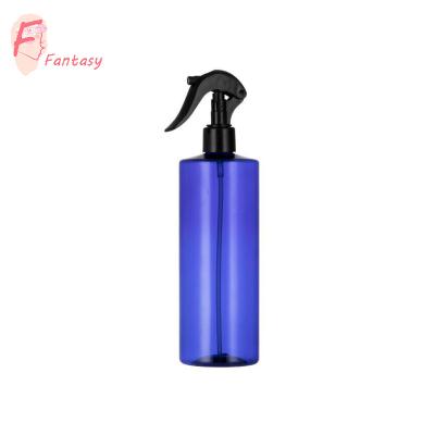 China China Supplier Trigger Bottle 16.66 Ounce 500ml Eco-friendly Recyclable Blue PET Plastic Spray Bottle With Triggers for sale