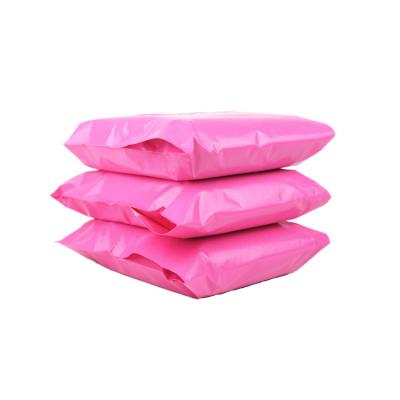 China wholesale custom tearproof poly mailing plastic bag pink RTS factory mailer with your own logo for sale