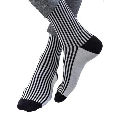 China Breathable Custom Gay Work Gray Bottom Business Socks for sale