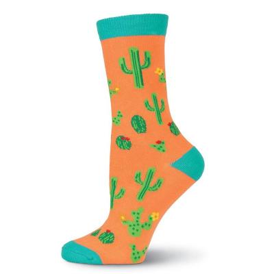 China Wholesale Cactus Happy Socks Antibacterial For Women Men for sale