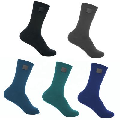 China OEM Breathable Label Highly Breathable Solid Plain Waterproof Socks Outdoor for sale