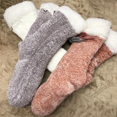 China Wholesale Breathable Women Adult Socks Floor Plush Home Socks Long Soft Thickened Soft Breathable Socks for sale