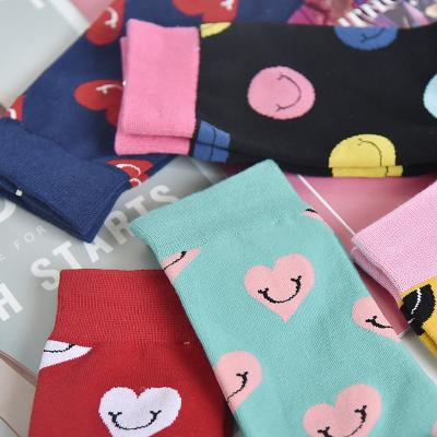 China Cotton Summer Candy Antibacterial Kawaii Color Embroidered Funny Women Socks Fashion Happy Ankle Socks Women for sale