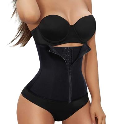 China Fat Burning Waist Cincher Women Waist Trainer Corset Shapewear Double Breasted Shaper Breathable Body Control for sale