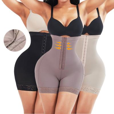 China Antibacterial Adjustable Body Shaper Compression Waist Belt Tummy Control Hooks Tummy Control Women High Butt Lifter Shapewear Panties for sale