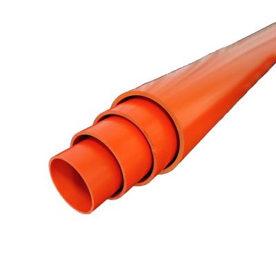 China Flexible Electrical MPP Power Conduit Electrical Cable Conduit Protective Ware Orange Plastic Tube Cable Protective Tubing for sale