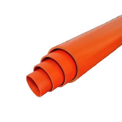 China Flexible Underground Cable Protection Orange MPP Electrical Cable Conduit Pipes for sale