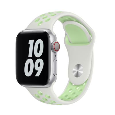 China ODM Style Rubber Silicone Sports ODM Yuedong Strap Smart Watch Band For Apple Watch Series 38 40 41 42 44 45mm for sale