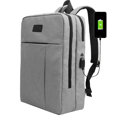 China With Durable USB Business Travel Laptop Backpack With Left USB College School Computer Filling Bag Fits 13-17 Inch Notebook for sale