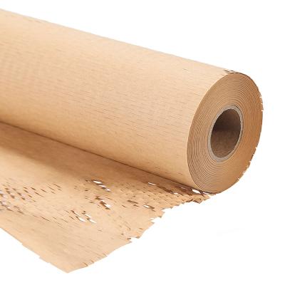 China Environmentally Friendly 100% Recycled Honeycomb Packaging Materials Biodegradable Roll Paper Honeycomb Packaging Paper for sale