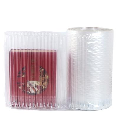 China Transpotation Protection Inflatable Air Column Wrap Roll Air Filled Bags Packaging Film Bubble Cushion Wrap Air Column Roll for sale