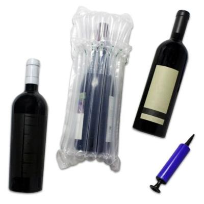 China Transpotation Protection Hot Sale Shipping Air Buffer Column Protector Air Bag Wine Bottle Wrapping Protector for sale