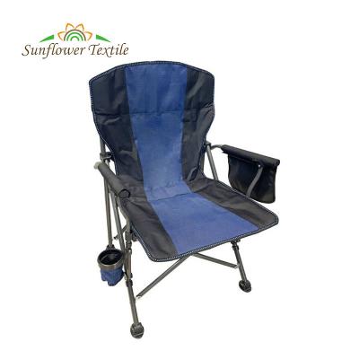 China 56*52*95cm Oval Iron Tube Folding Camping Chair Portable Oxford Cloth With Carry Bag for sale