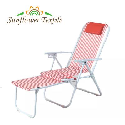 Chine Chaise de plage portative détachable se pliante de la chaise longue de plage en métal 160x45x56cm à vendre