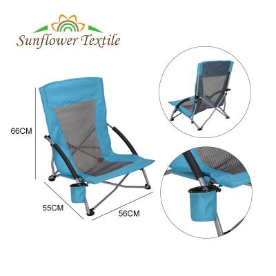 Chine Oxford Cloth Foldable Seat Chairs Beach Outdoor Metal Sun Picnic Lounger à vendre