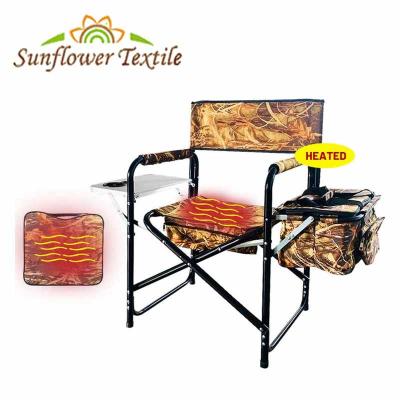 China 56x47x90cm Folding Heated Chair Oxford Foldable Heating Fishing Chair for sale