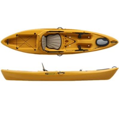 China Color personalizado Skegged Kayak de fondo plano Sentado en la parte superior de 12 pies con tanque trasero en venta