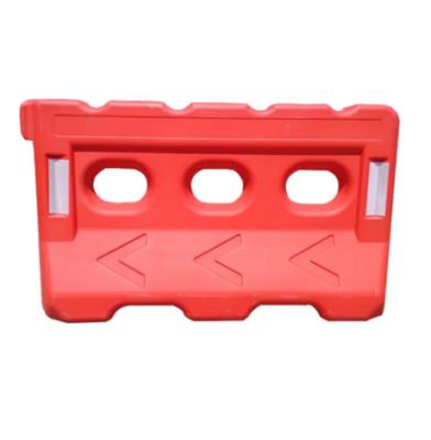 China Red plastic guardrail rotoplastic mold product plastic protective safety bar for sale