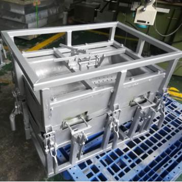 China Custom Silber Aluminium Rotomolding Form für langlebige Rotationsform zu verkaufen