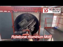 large rotational aluminum mold custom slide rotomolding corrosion resistance