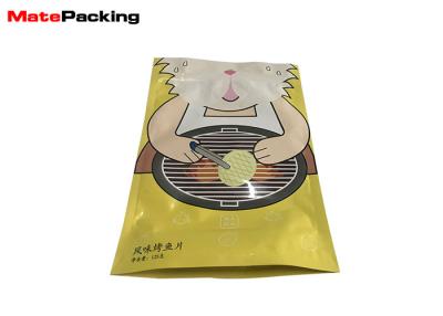 China Levantarse la categoría alimenticia 100% Ziplock de las bolsas de la comida de la hoja aumentó la capacidad a prueba de humedad 100g de la hoja en venta