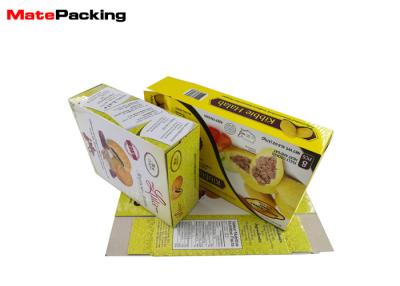 China Folding Customized Cookie Packaging Boxes , Paper Cardboard Food Boxes for sale