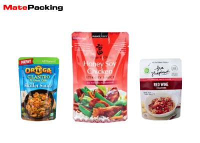 China Mylar Retort Pouch Bag Hot Filling Custom Printing For Cooked Food Packaging for sale