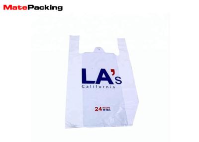 China Shopping Plastic Handle Biodegradable Packaging Bags Custom Design Logo Printing for sale