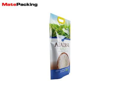 China Custom Printed Vacuum Seal Food Bags Resealable Biodegradable Nylon Heat Seal Handle Top for sale