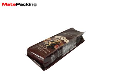 China Keil-Seiten-Beutels-glattes Drucken der Aluminiumfolie-12oz kein Leck für Kaffee-Paket zu verkaufen