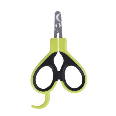 China Professional Anti-Slip Handle Cat Nail Clippers Paws Grooming Cat Clippers Viable Animals Cat Safety Scissors For Small for sale