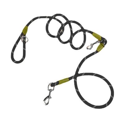 China Reflective Reflective Nylon Leashes Dogs Chain Pull Rope Leads For Running Hands Free Dog Leash for sale