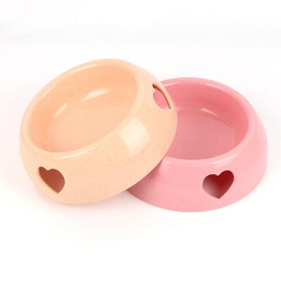 China Pet Food Container Dog Love Bowl Pet Foot Sustainable Plastic Bowl Pet Feeding Bow for sale