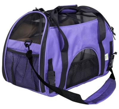 China Sustainable Hot Sale Airline Approved Soft Sided Bag For Cats And Dogs Portable Comfortable Travel Pet Carrier Bag for sale