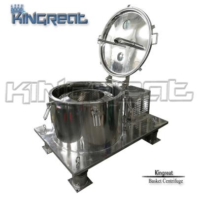 China Basket Centrifuge for Removing Coconut Residue GMP Standard Stainless Steel Batch Basket Centrifuge for Removing Coconut Residue for sale