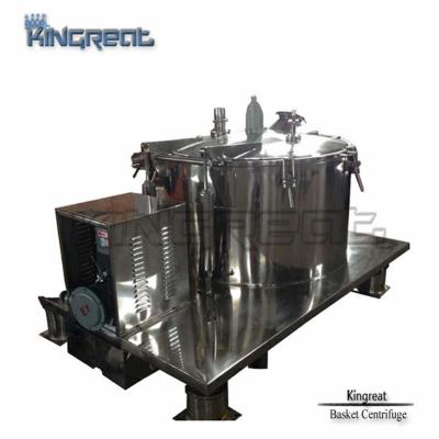 China Easy Chemistry Operate Dewatering Hanging Batch Bag Basket Centrifuge for sale