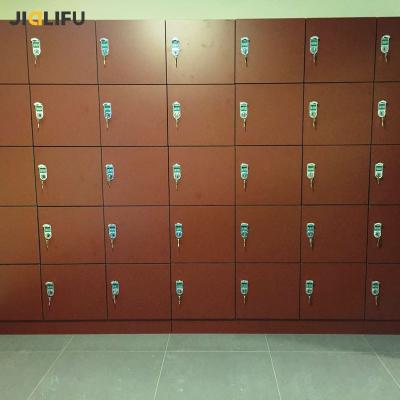 China Compact Phenolic Board) HPL Grade Laminate Security Fitness Lockers For Changing Room for sale