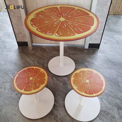 China Jialifu waterproof custom style compact hpl laminate table for sale