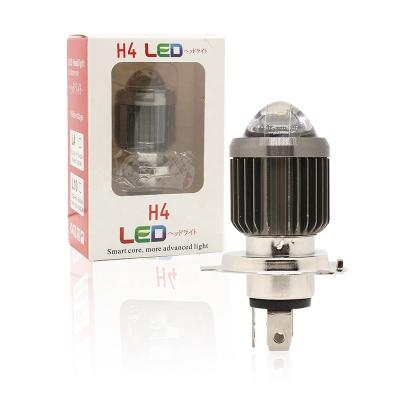 China Motorcycle electric car fisheye with H4 lens three-claw far and near small light super bright steel cannon LED headlight bulbs cherokee for sale