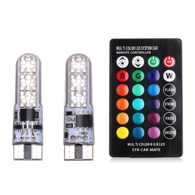 China RGB car width small t10 silicone 5050-6SMD silicone 5050-6SMD small LED lights turn signal light X5 (E53) for sale