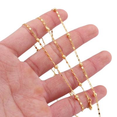 China TRENDY fashion accessories jewelry women18k gold plated cuban link chain jewelry necklaces friends necklace custom chains gifts for sale