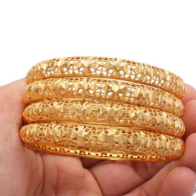 China FASHIONABLE 18k Gold Plated Charm Designer Charms Copper Bracelets Most Popular Products Jewelry Accessories Bangle Bracelet For Women for sale