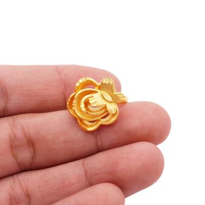 China New TRENDY Dubai Jewelry Gold Plated Rings 18K For Women Wedding Bridal Couples Jewelry Wengagement Ring Girls Adjustable Gifts for sale